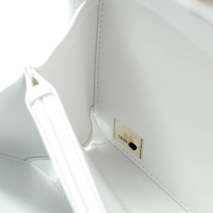Chanel Plexiglass Crystal Lego Clutch White 7 of 7