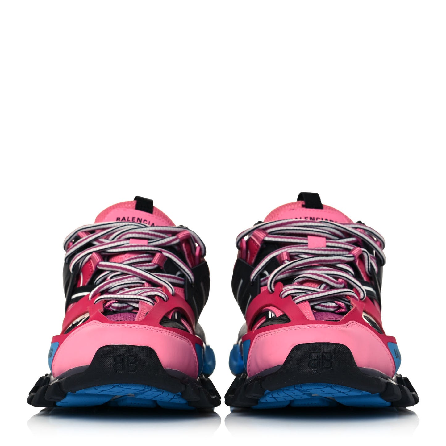 Mesh Nylon Metallic Fabric Womens Track Sneakers 39 Pink Blue