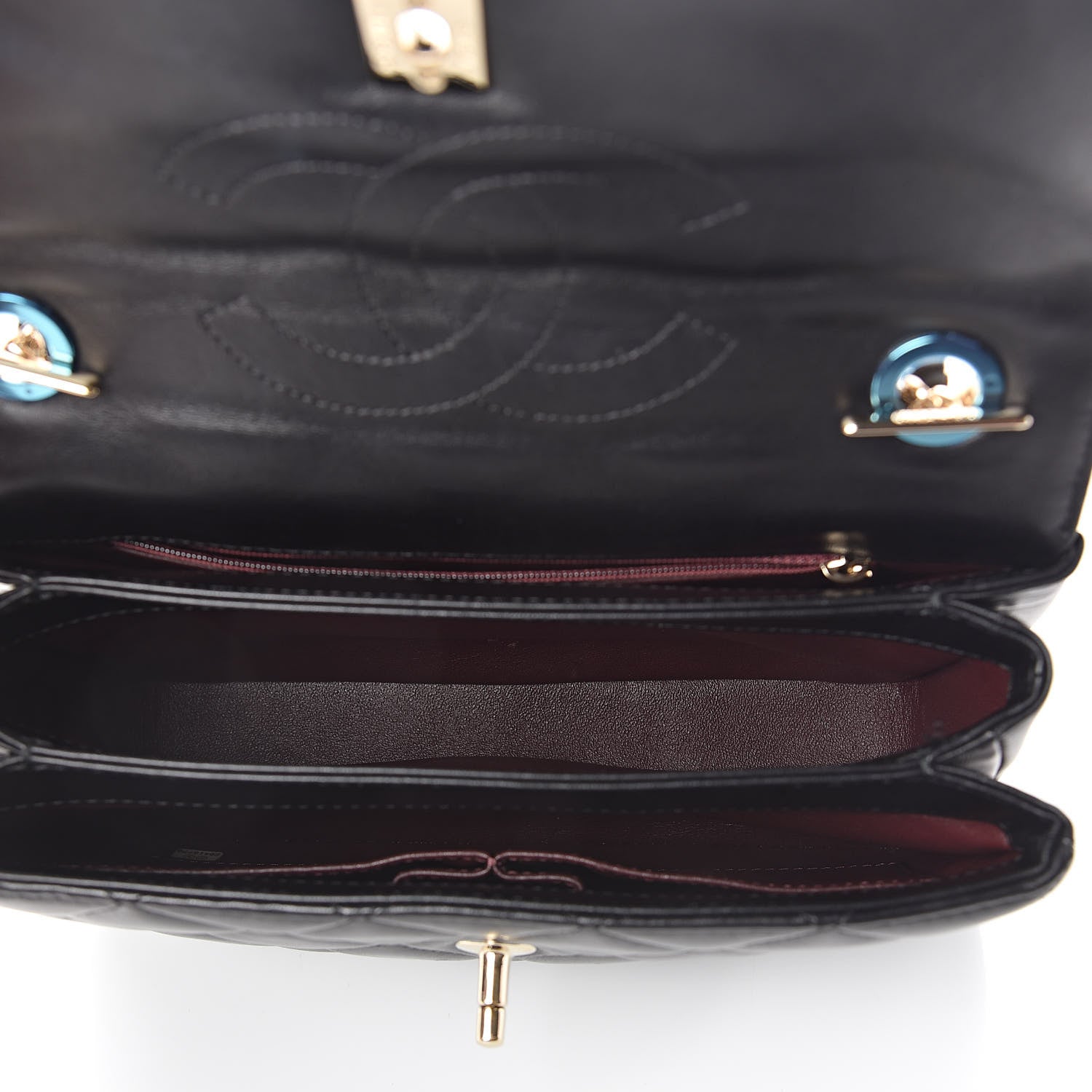 Chanel Lambskin Quilted Small Trendy CC Dual Handle Flap Bag Black 5 of 12