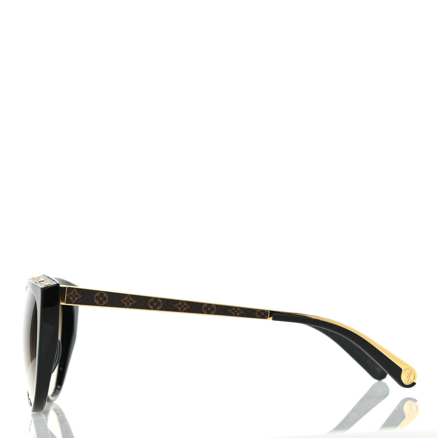 Louis Vuitton Acetate Monogram La Boum Sunglasses Z1147E Black 3 of 7