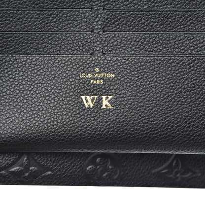 Louis Vuitton Empreinte Pochette Felicie Chain Wallet Black 7 of 11