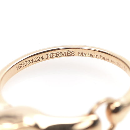 Hermes 18K Rose Gold Diamond TPM Galop Ring 51 5.75 3 of 4