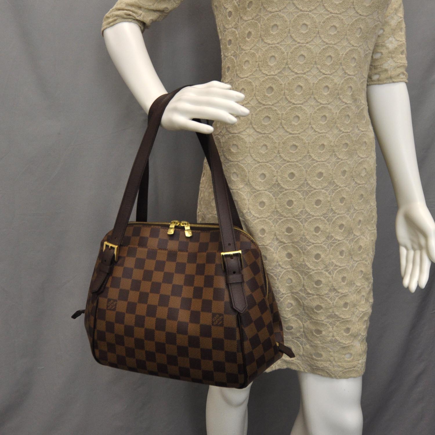 Louis Vuitton Damier Ebene Belem MM 2 of 7