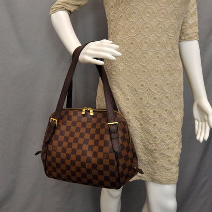 Louis Vuitton Damier Ebene Belem MM 2 of 7
