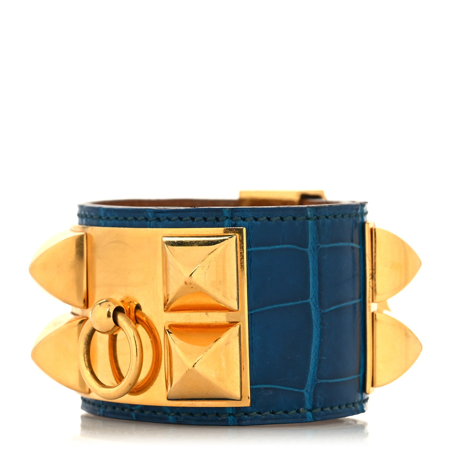 Shiny Alligator Collier De Chien CDC Bracelet S Bleu Izmir