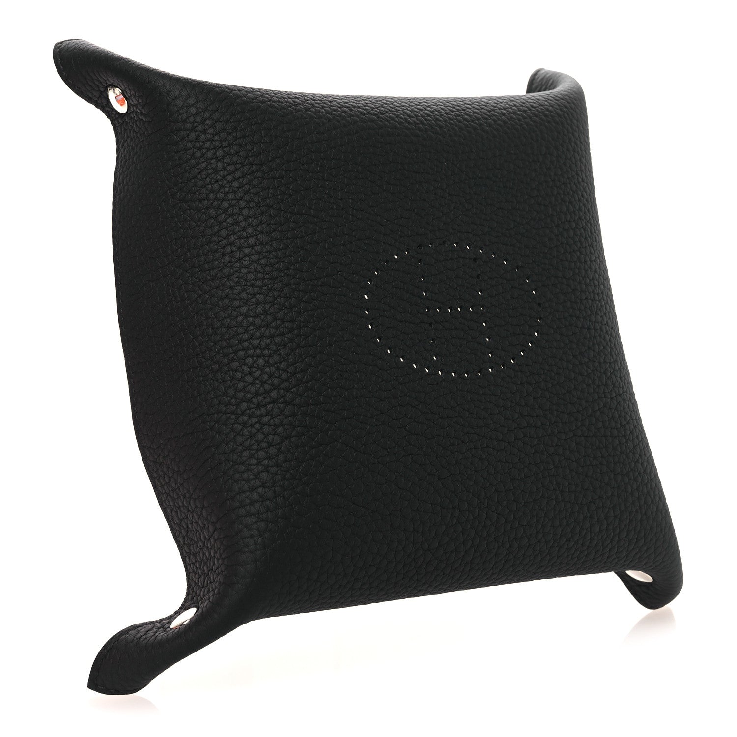 Hermes Taurillon Clemence Mises et Relances Change Tray Black 3 of 8
