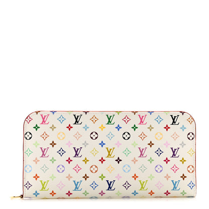 Louis Vuitton Monogram Multicolor Insolite Wallet White Litchi 1 of 8