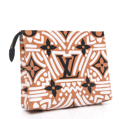 Louis Vuitton Monogram Giant Crafty Pochette Toiletry 26 Creme Caramel 3 of 10