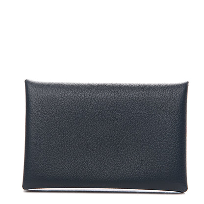 Hermes Evercolor Calvi Card Case Vert Cypress 1 of 7
