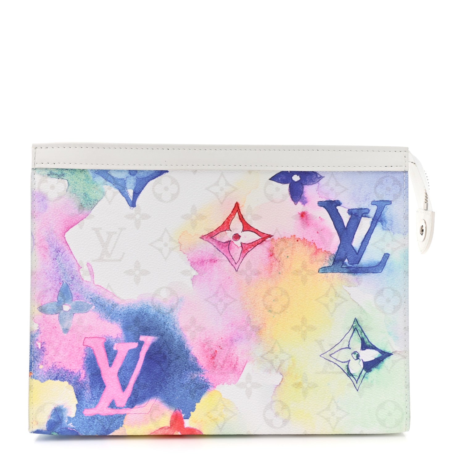 Louis Vuitton Monogram Watercolor Pochette Voyage MM Multicolor 1 of 8