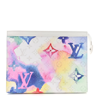 Louis Vuitton Monogram Watercolor Pochette Voyage MM Multicolor 1 of 8