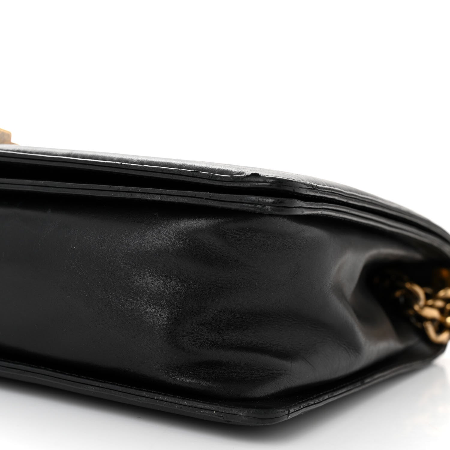 Chanel Glazed Calfskin Large Boy Flap Black 10 of 17