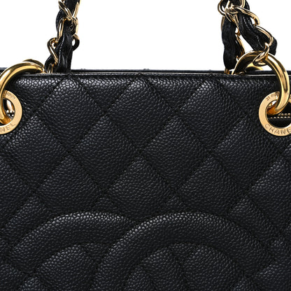 Chanel Caviar Quilted Grand Shopping Tote GST Black 8 of 10