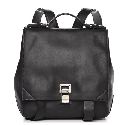 Proenza Schouler Calfskin PS Courier Backpack Black 1 of 8