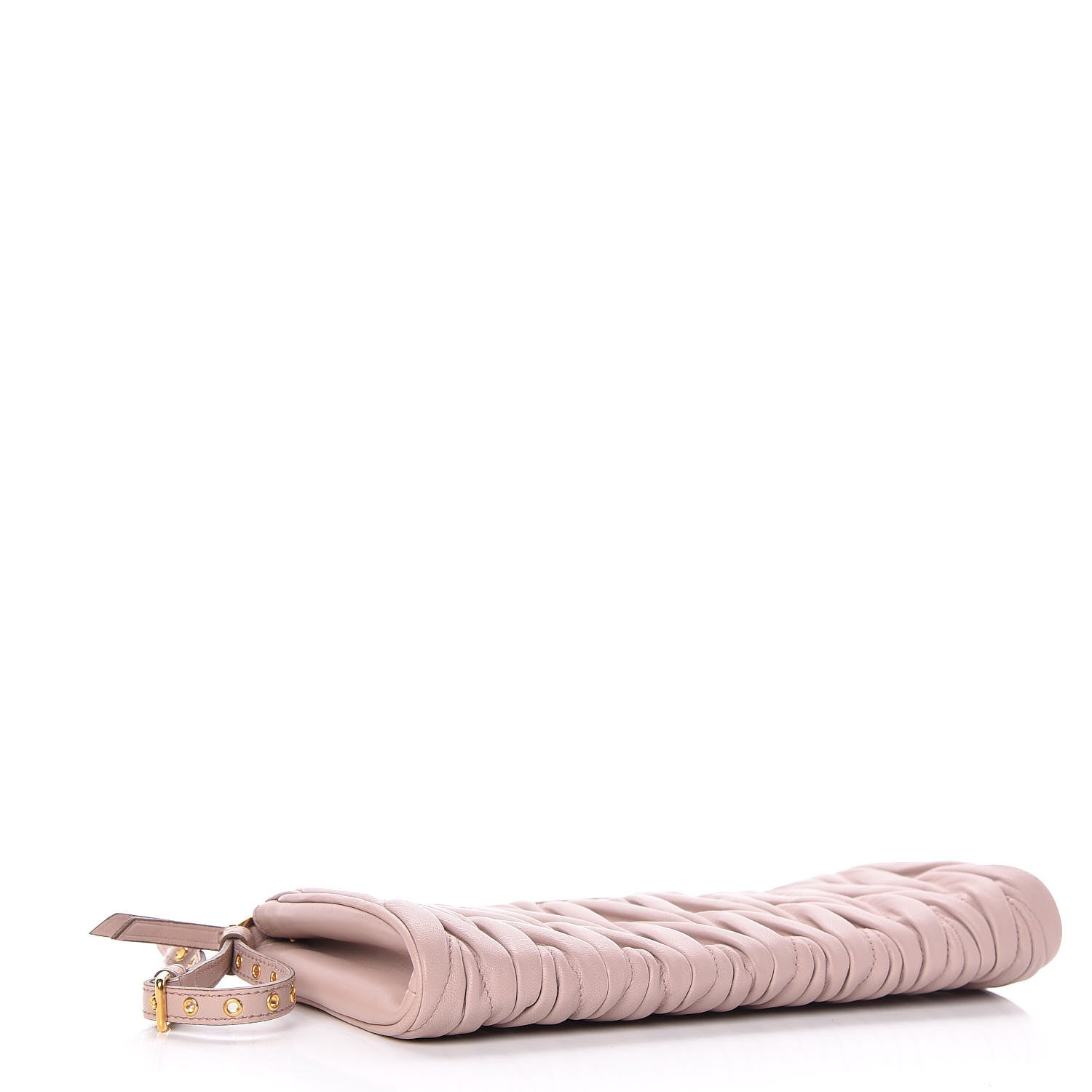 Miu Miu Nappa Matelasse Wristlet Cammeo 4 of 8