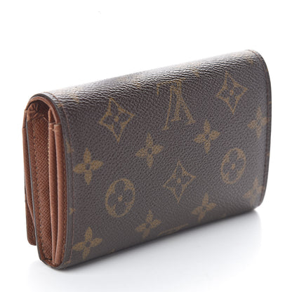 Louis Vuitton Monogram Porte-Monnaie Tresor Wallet 3 of 8