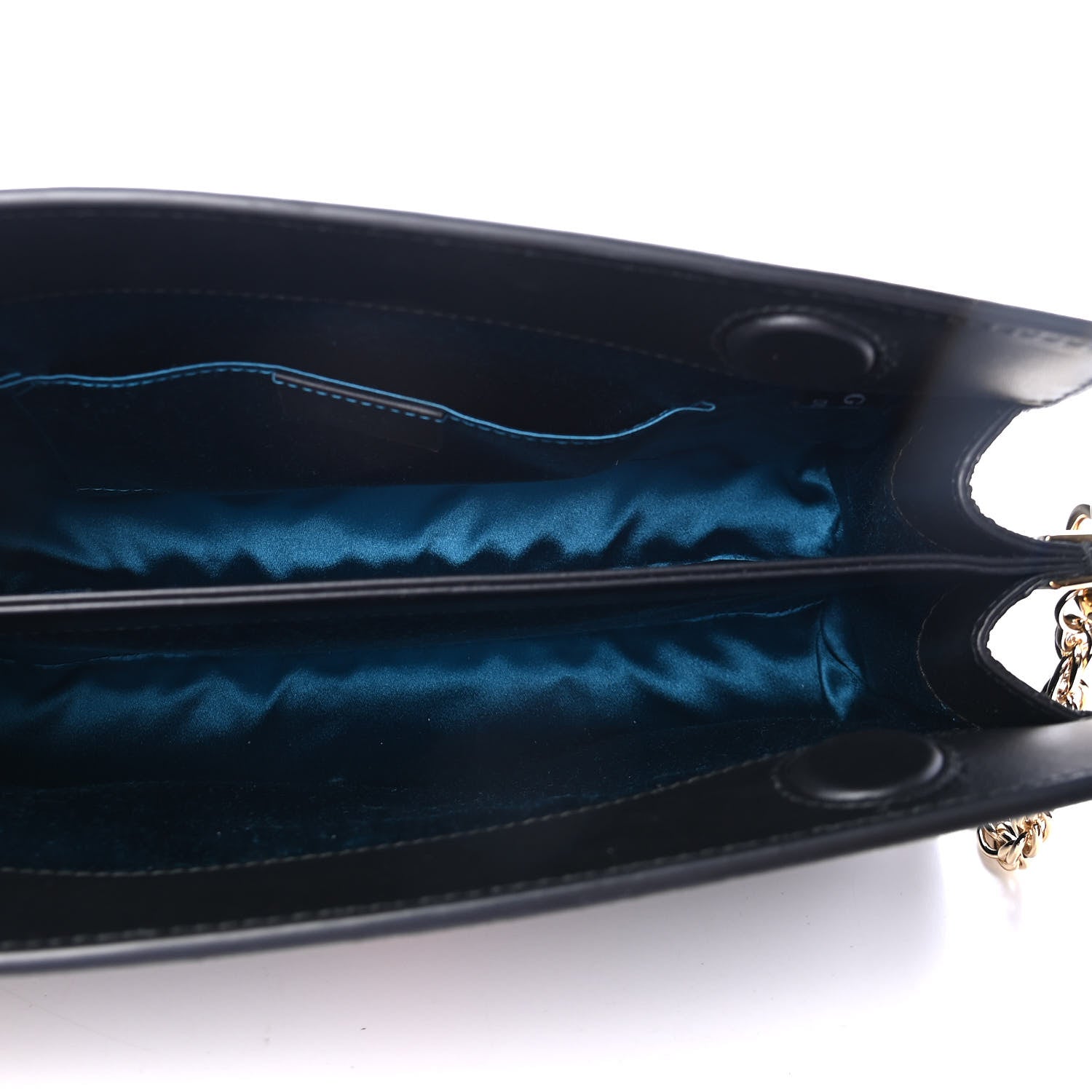 Gucci Suede Patent GG Web Small Ophidia Chain Shoulder Bag Black 4 of 4