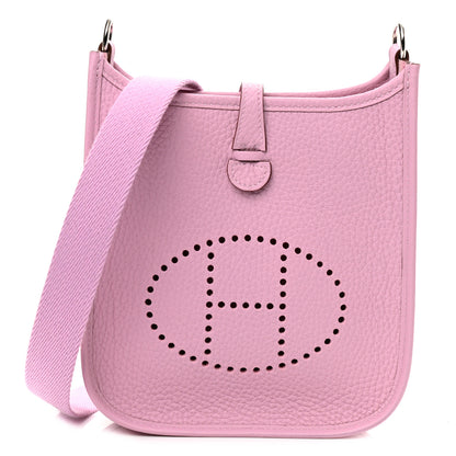 Hermes Taurillon Clemence Evelyne TPM Mauve Sylvestre 1 of 9