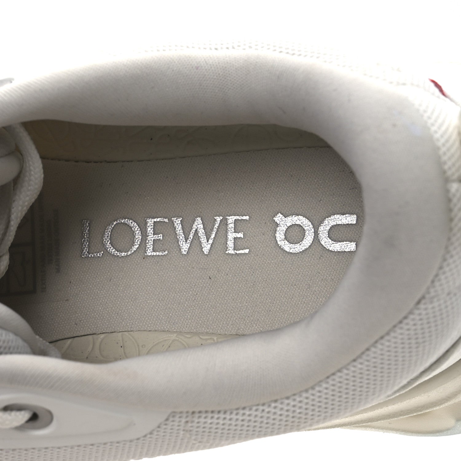 Loewe X ON Recycled Polyester Womens Cloudtilt Sneakers 37 All White 10 of 14