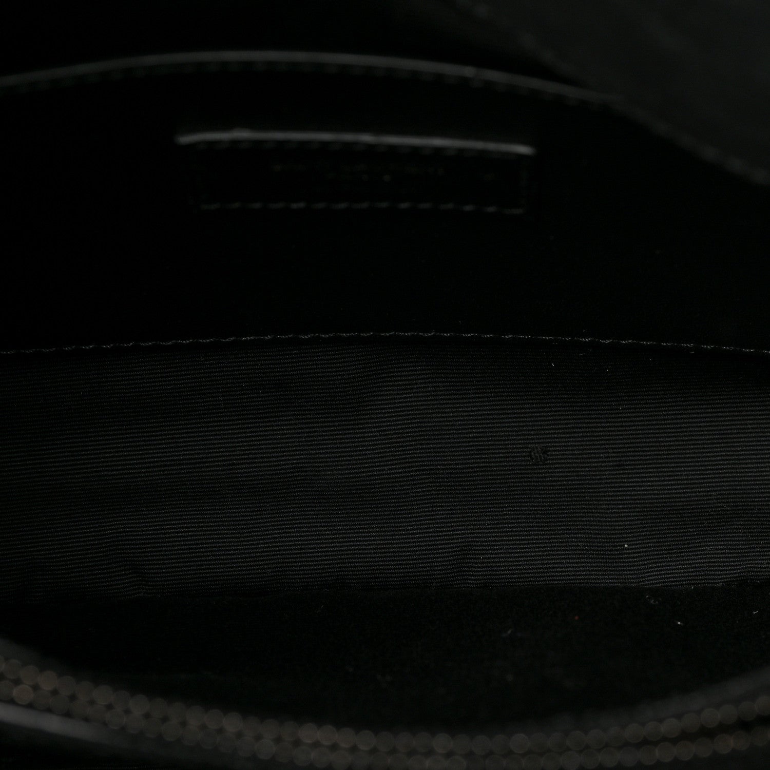 Saint Laurent Crocodile Embossed Calfskin Medium West Hollywood Monogram Fold-Over Black 5 of 8