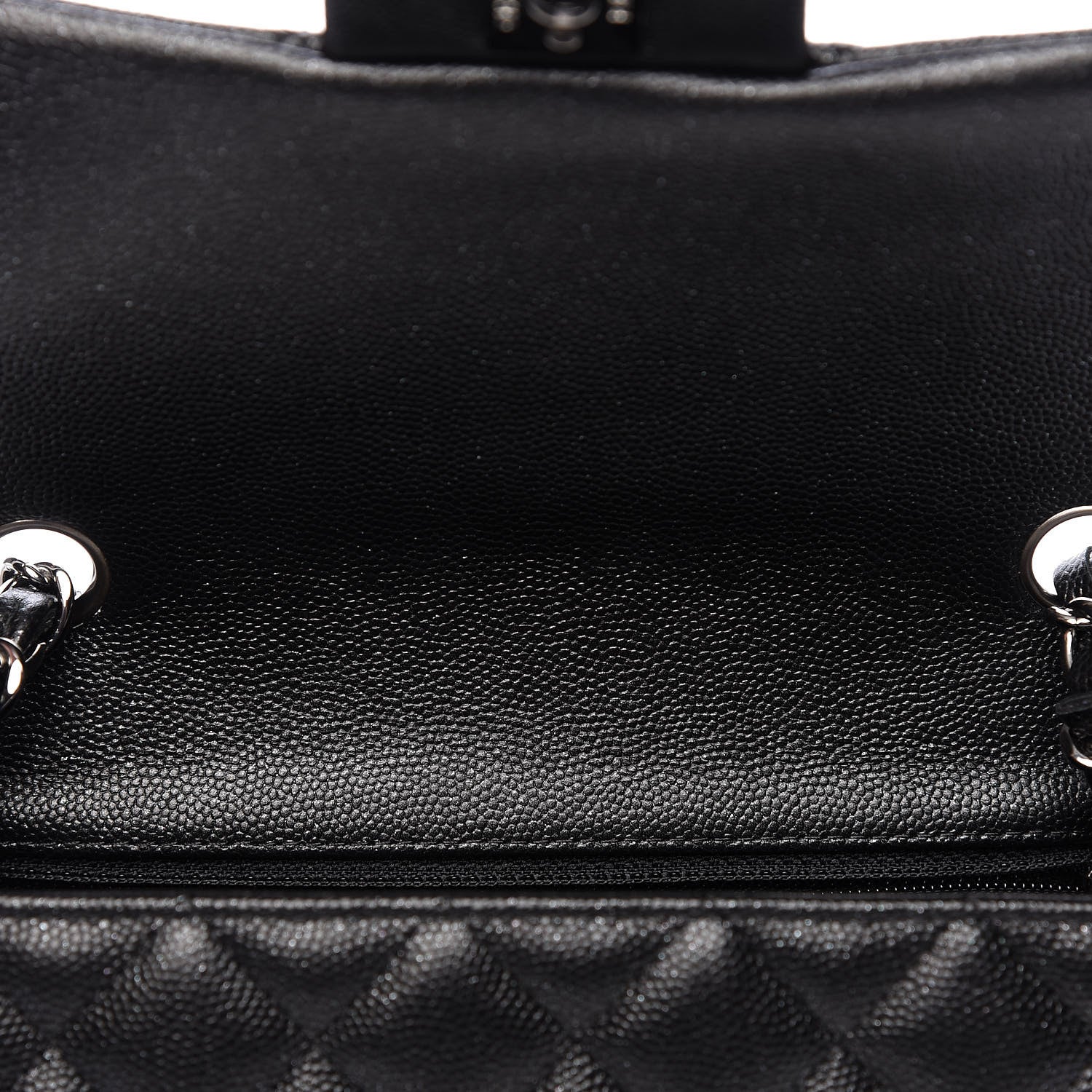 Chanel Iridescent Caviar Quilted Mini Rectangular Flap Black 6 of 12