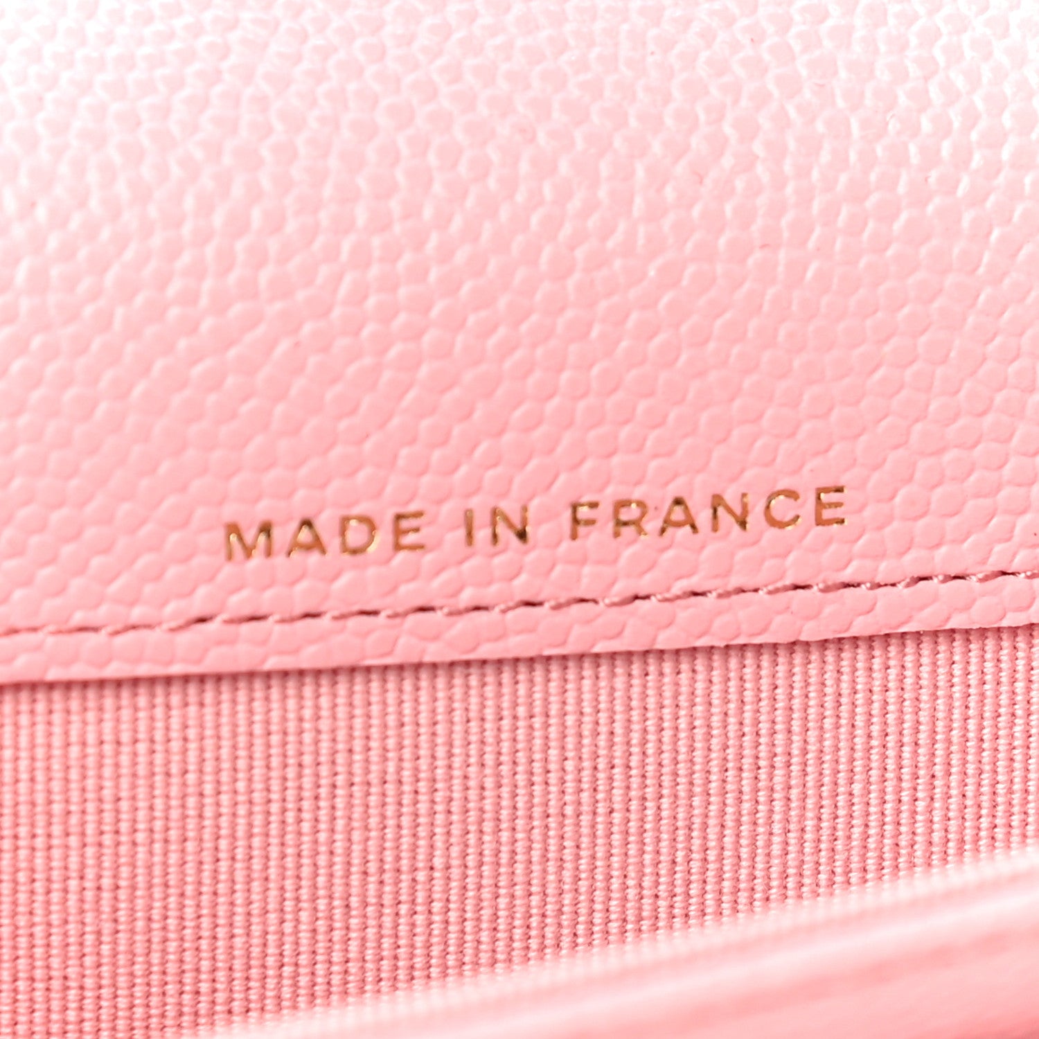 Chanel Caviar Quilted Flap Card Holder Wallet Light Pink 12 of 14
