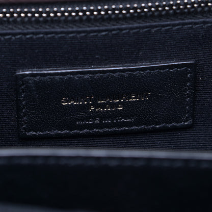 Saint Laurent Crinkled Calfskin Matelasse Monogram Medium Niki Chain Satchel Tulip 4 of 4