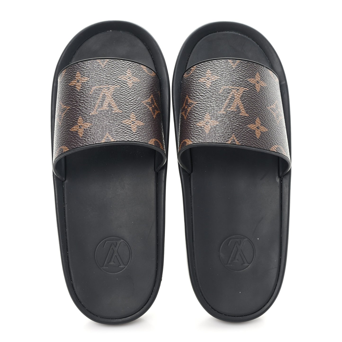 Monogram Sunbath Slide Sandals 38