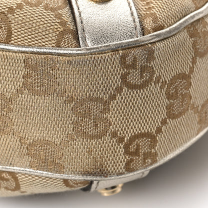 Gucci Monogram Medium Abbey D Ring Hobo Gold 9 of 10