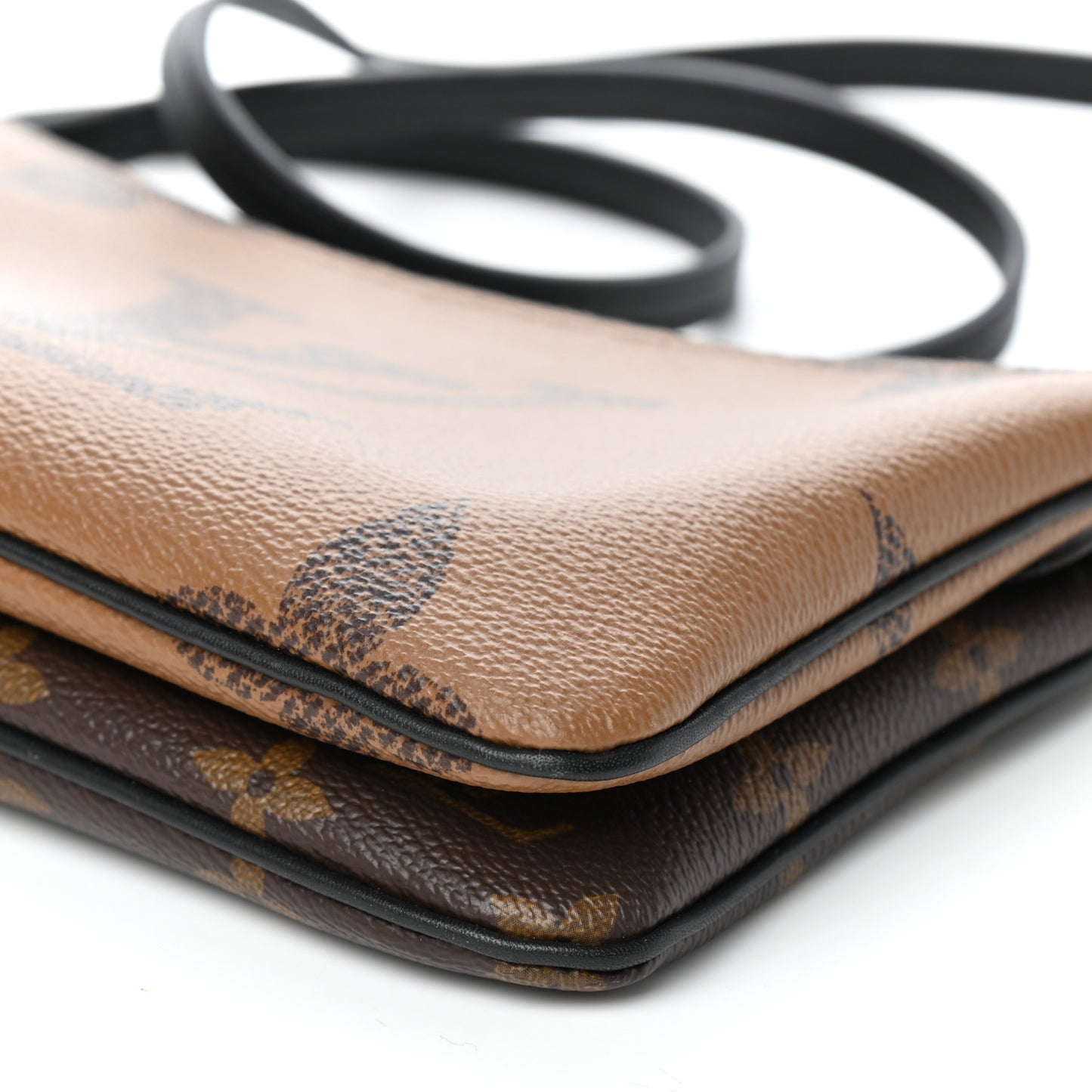 Reverse Monogram Giant Double Zip Pochette