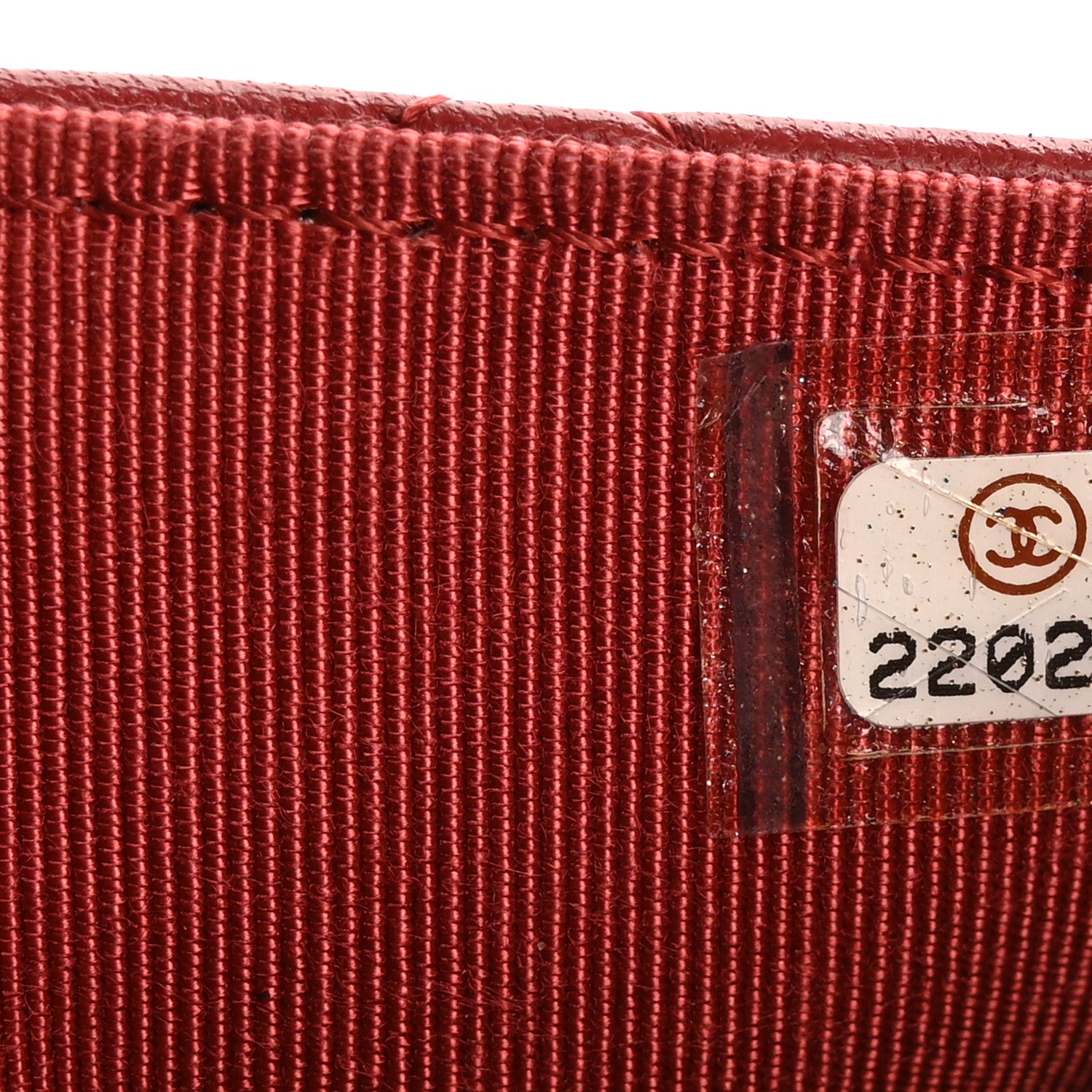 Chanel Lambskin Quilted Wallet On Chain WOC Red 8 of 18