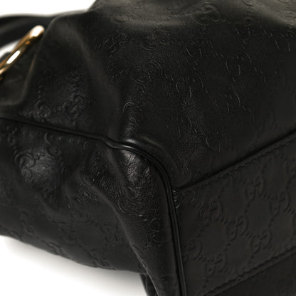 Gucci Guccissima Medium Sukey Tote Black 13 of 14