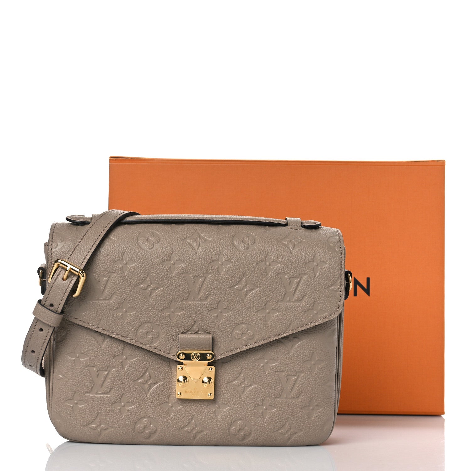Louis Vuitton Empreinte Pochette Metis Tourterelle 9 of 9
