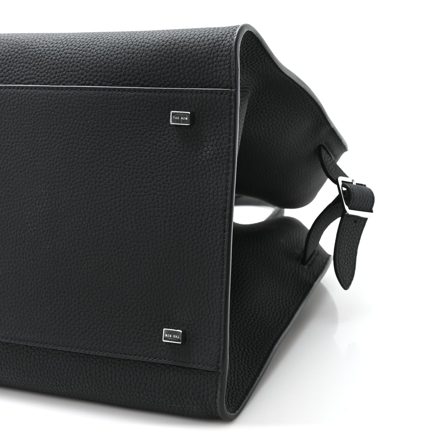 Matte Grained Calfskin Soft Margaux 15 Black