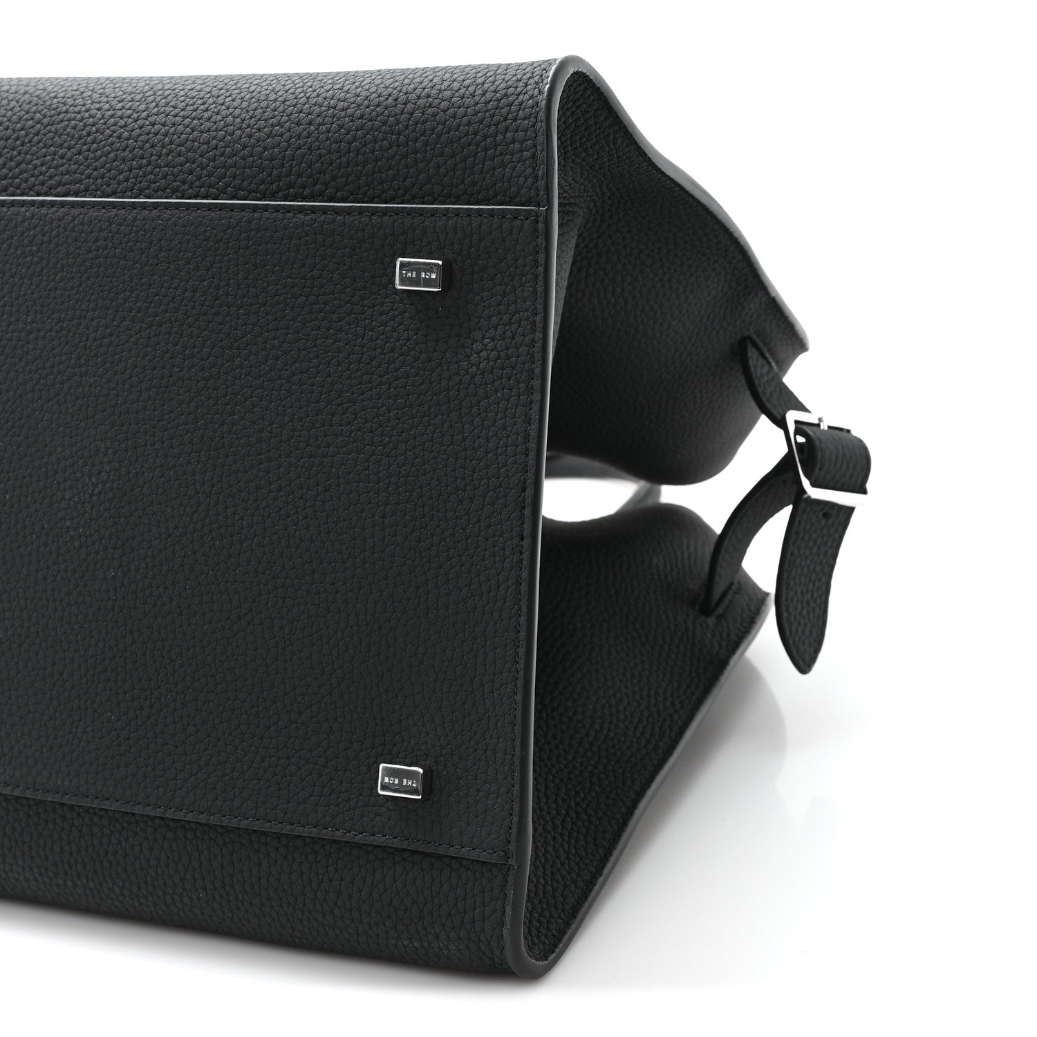 The Row Matte Grained Calfskin Soft Margaux 15 Black 9 of 9