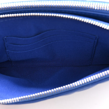 Chanel Lambskin Quilted Small Clutch With Chain Blue 7 of 13