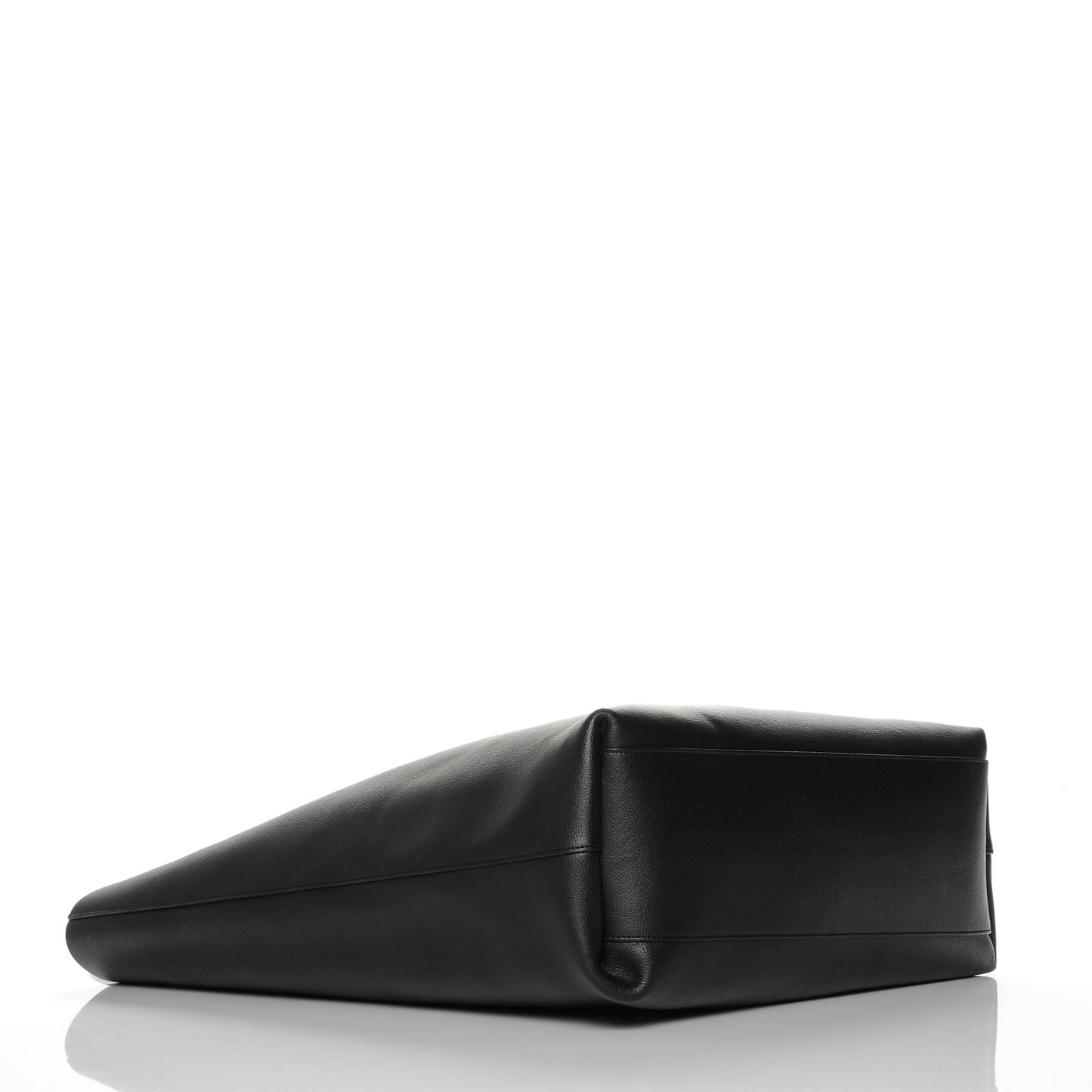 Calfskin Shopping Tote Black