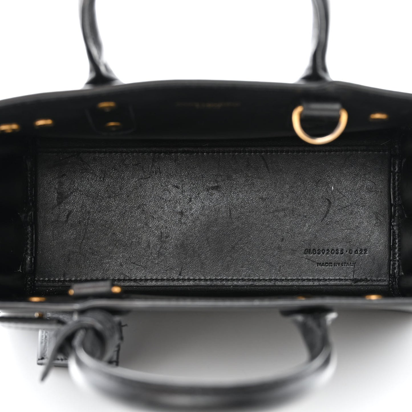 Calfskin Nano Sac De Jour Black