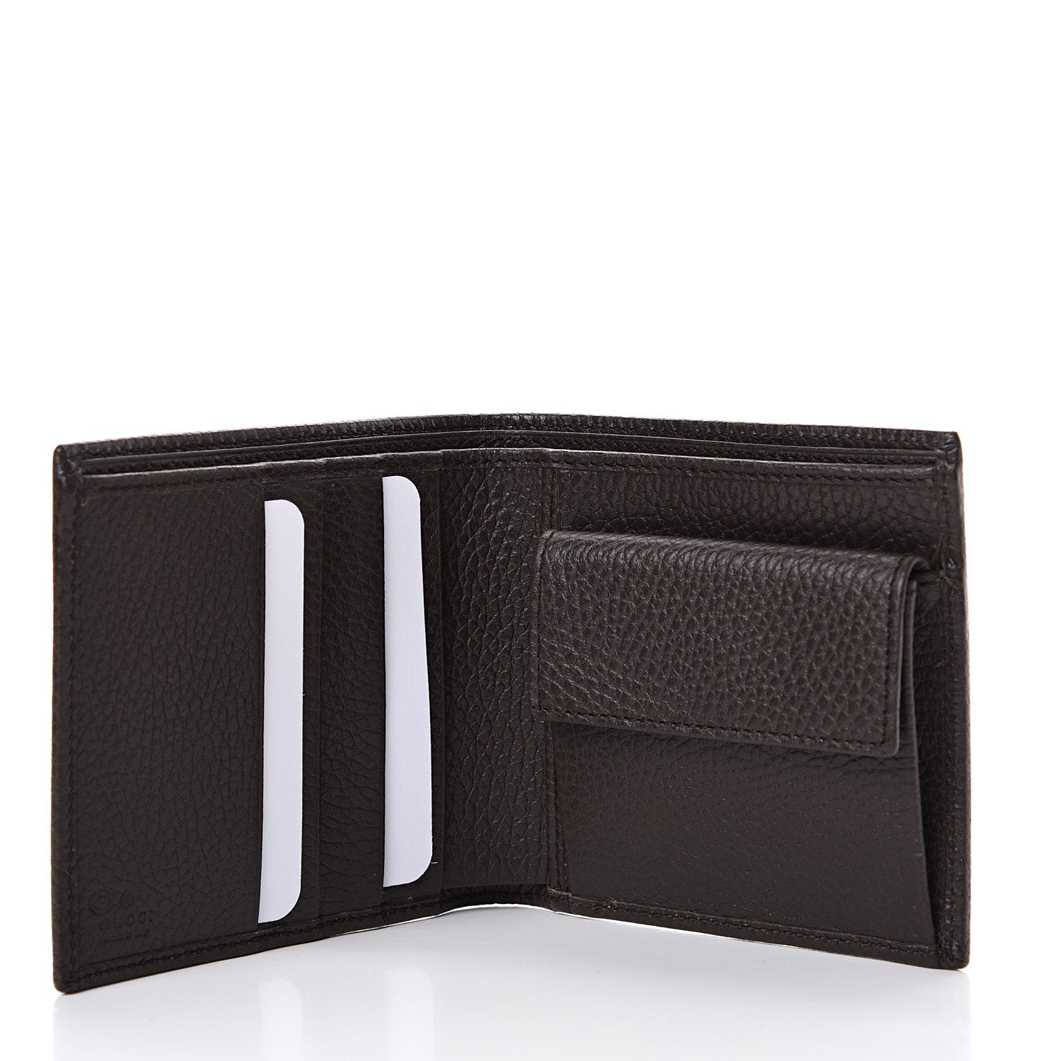 Gucci Monogram Bi-Fold Wallet Dark Brown 4 of 7