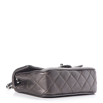 Chanel Deerskin Quilted East West Flap Brown 4 of 11