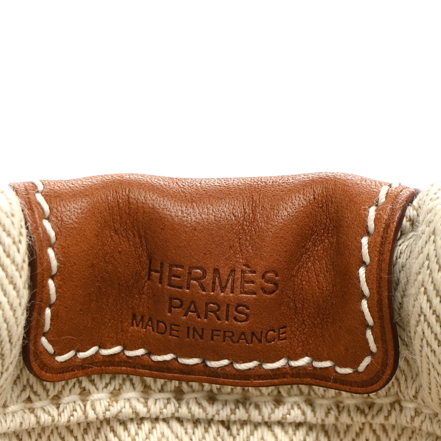 Hermes Canvas Barenia Fourbi 20 PM Pouch Naturel Fauve 6 of 11