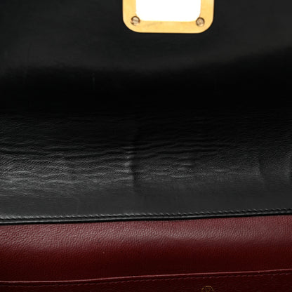 Chanel Lambskin Chevron Quilted Flap Black 15 of 15