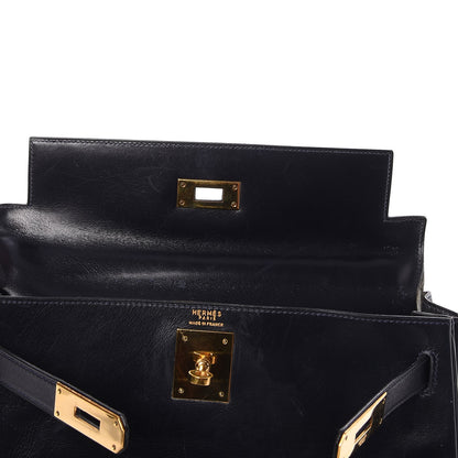 Hermes Box Kelly Retourne 28 Indigo 8 of 38