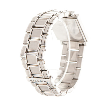 Tiffany Stainless Steel 23mm Atlas Square Quartz Watch Black 3 of 6