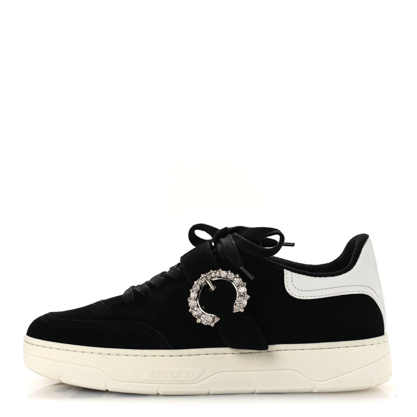 Suede Crystal Osaka Oakland Sneaker 41 Black White