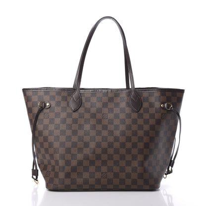 Louis Vuitton Damier Ebene Neo Neverfull MM Rose Ballerine 1 of 17