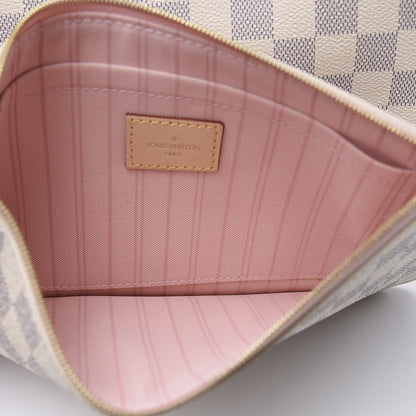 Louis Vuitton Damier Azur Neo Neverfull GM Rose Ballerine 8 of 12