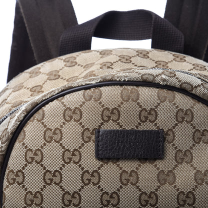Gucci Monogram Travel Backpack Dark Brown 9 of 13