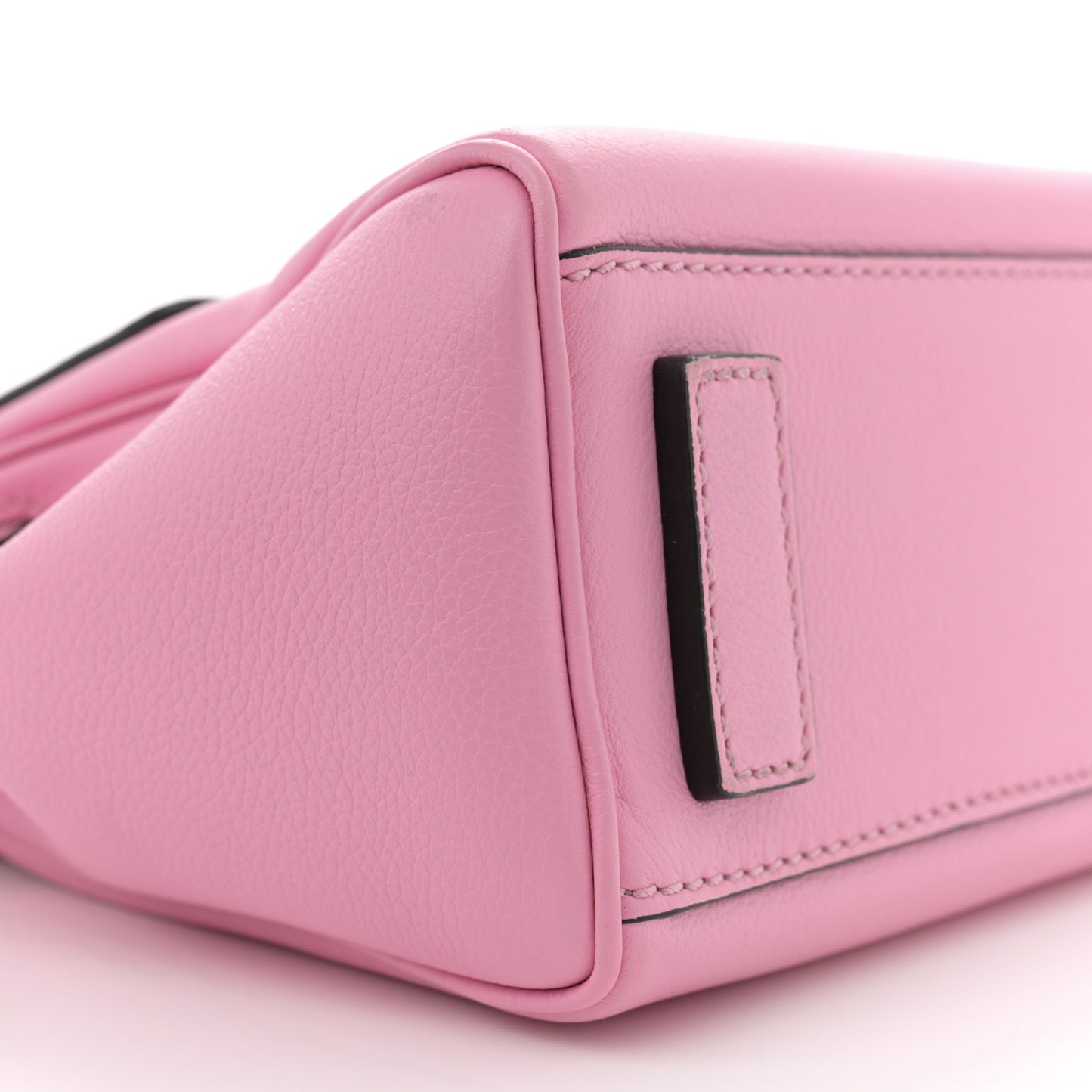 Grained Calfskin Small La Medusa Top Handle Bag Pink
