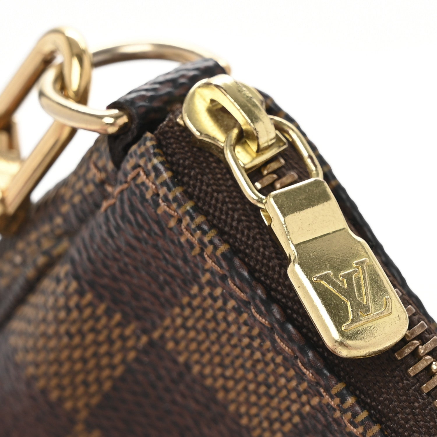 Louis Vuitton Damier Ebene Mini Pochette Accessories 8 of 9